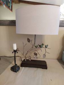 Bird Lamp And Bird Candle