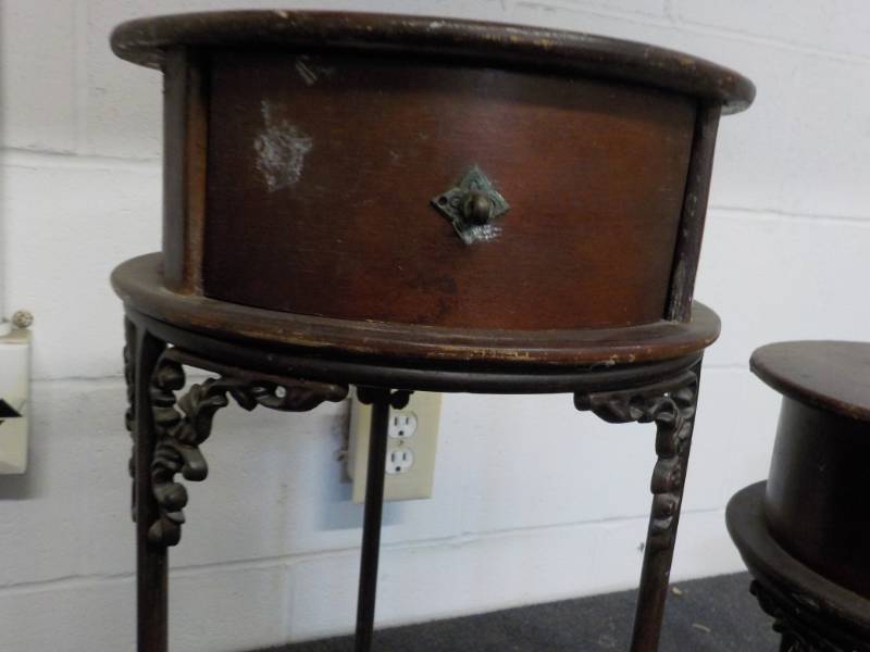 lot 158 image: 2 Small Stands 17 and 22 missing...
