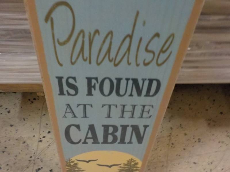 lot 76 image: Paradise is Found at the Cabin Wood...