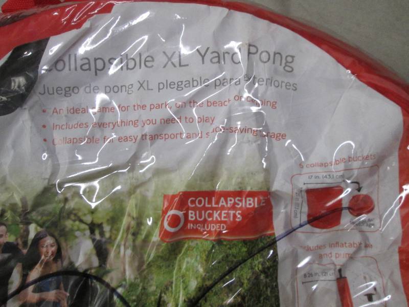 lot 166 image: collapsible XL yard pong ...