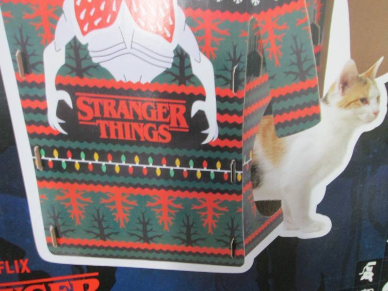 lot 363 image: Kitty City Stranger Things Cat Box...