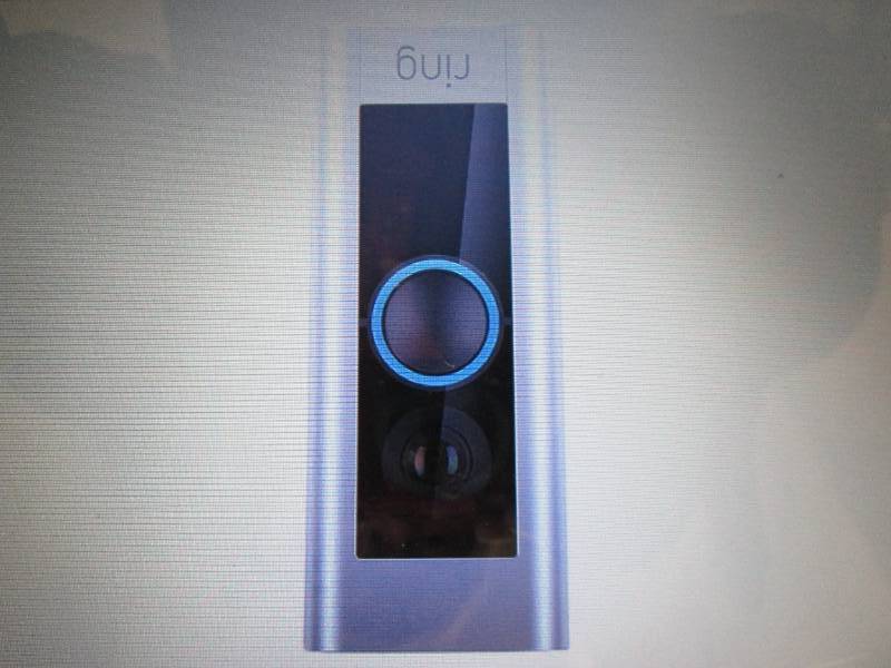 lot 376 image: Ring Video Doorbell Pro open box Re...