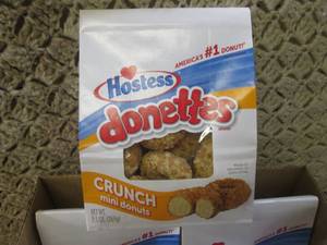 (C-1) 6 Bags Hostess Donettes Crunc...
