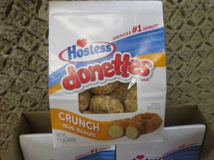 (C-1) 6 Bags Hostess Donettes Crunc...