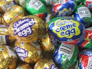 (B-2) 18 Cadbury Caramel Eggs and 1...
