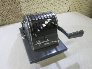 (CSB) Paymaster Check Ribbon Writer...