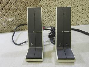 (CSB) 2 Motorola Microphones Untest...