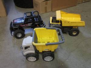 (EW3) Toy Trucks and Jeep...
