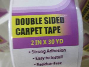 (CS) 9 Rolls of Double Sided Carpet...