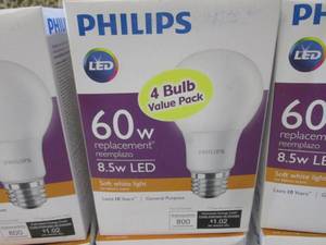 (CS) 6 - 4pks 60W LED Light Bulbs (...