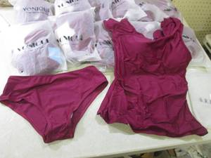 (F-0) 12 Yonique Womens 2pc Swimmin...