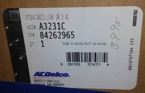 lot 10 image: ACDelco 2017 Turbo Diesel Air Filter