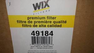 lot 11 image: Wix Air Filter 49184