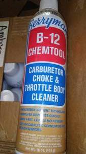 lot 25 image: Berryman B-12 CarburetorChoke Cleaner. (12 16 oz.)