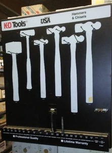 lot 227 image: K-D Tools Display Rack w 2 punches and more