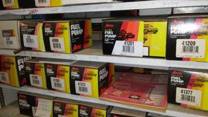 lot 240 image: (2) Shelves Airtex Fuel Filters - $300 Lot
