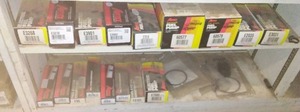 lot 242 image: (2) Shelves Airtex Fuel Filters & pumps.