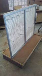 lot 94 image: Rolling Display Gondola, 5 ft. W x 52 in. H.