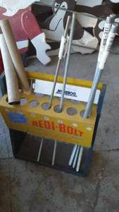 lot 154 image: Redi Bolt Threaded Rod Display with Contents