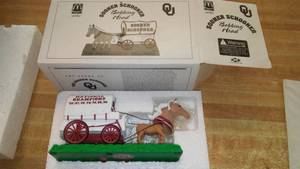 lot 197 image: U of Oklahoma Bobblehead Horse