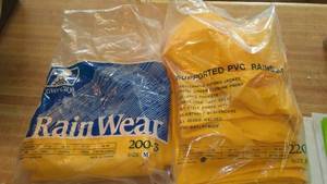 lot 198 image: Rain Suits (2) NEW, Size Med.
