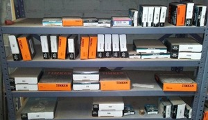 lot 255 image: (4) Shelves Bearings Over 40 boxes