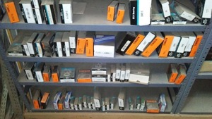 lot 256 image: (4) Shelves Bearings - huge lot