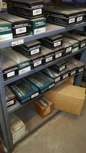 lot 336 image: (3) Shelves Brake Pads
