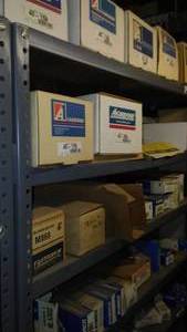 lot 343 image: (4) Shelves Wiper Motors, Temp Controls, More