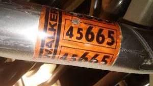 lot 377 image: Walker Exhaust Pipe 45665