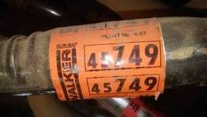 lot 384 image: Walker Exhaust Pipe 45749