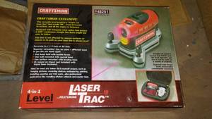 lot 426 image: Craftsman Laser Trac Level  New in Box