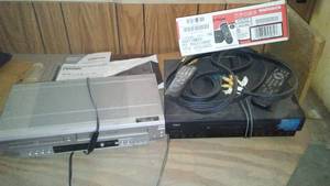 lot 428 image: Vintage VHSDVD, DVD Players, NOT TESTED