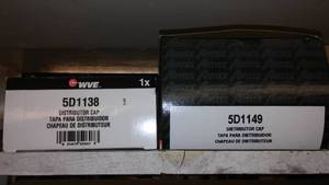 lot 250 image: (4) Shelves Distributors Caps, Sensors