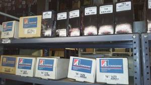 lot 280 image: (2) Shelves Ignition Wire Sets, Master Cylinders