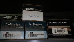 lot 335 image: (4) Shelves Brake Pads
