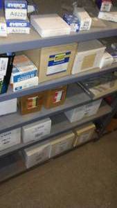 lot 344 image: (5) Shelves Blower Motor, Blower Wheel, More