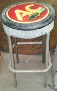 lot 436 image: Unique AC Shop Stool - vintage
