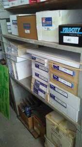 lot 440 image: (3) Shelves Brake Parts, Water Pumps, Clutch Assemblies