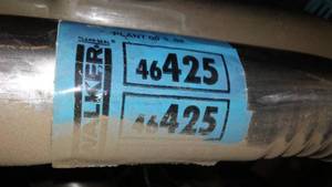 lot 494 image: Walker Exhaust Pipe 46425
