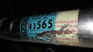 lot 514 image: Walker Exhaust Pipe 43565