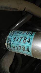 lot 520 image: Walker Exhaust Pipe (3) 43784,43813,43130