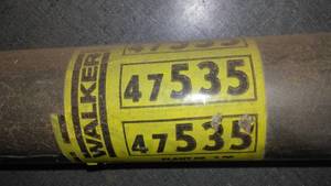 lot 532 image: Walker Exhaust Pipe 47535 Loc Flr