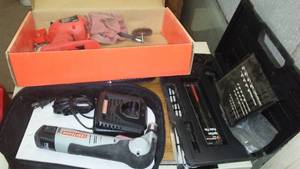 lot 546 image: Misc. Power tools, Bits. Loc FO