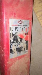 lot 565 image: Cross Beam Adapter. Loc CS