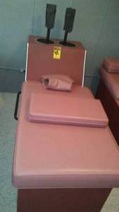 lot 601 image: Vintage motorized exercise bed