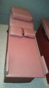 lot 602 image: Vintage motorized exercise bed