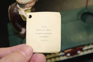 lot 20 image: Vintage Cast Iron Mechanical Bank Birdie Putt Made By Utexiqual