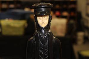 lot 24 image: Vintage Tall Man in Suit Statue