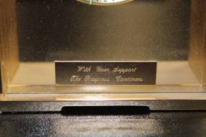 lot 28 image: Vintage Linden Quartz Desk Clock Made in Japan